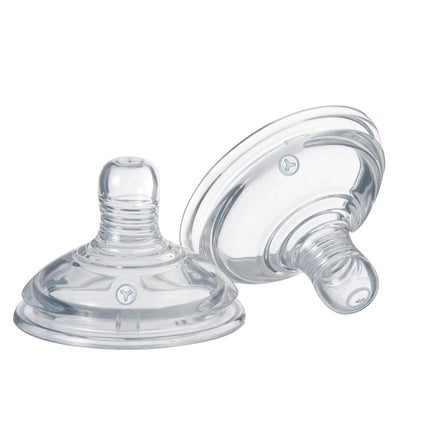 Tommee Tippee Closer to Nature Nipples -2 Pcs - for Thick Feed - 6m+