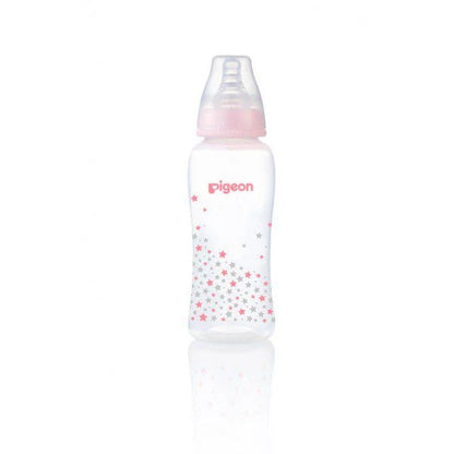 PIGEON STANDARD NECK NURSING BOTTLE WITH PERISTALTIC NIPPLE (PP) 250ml
