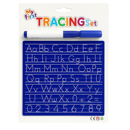 My First Tracing Set – Alphabet & Numbers Learning Board with Marker
