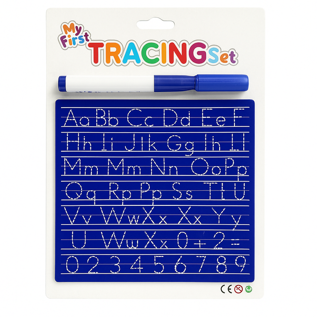 My First Tracing Set – Alphabet & Numbers Learning Board with Marker