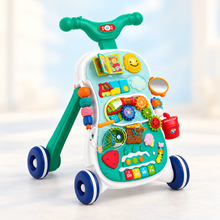 Huanger 2-in-1 Baby Walker & Activity Table – Green Edition