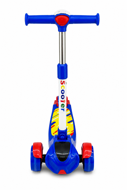 Kids 3-Wheel Adjustable Scooter with LED Front Lights - TYS 222