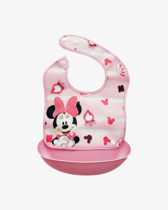 Mickey Mouse Style Baby Bib (pink)