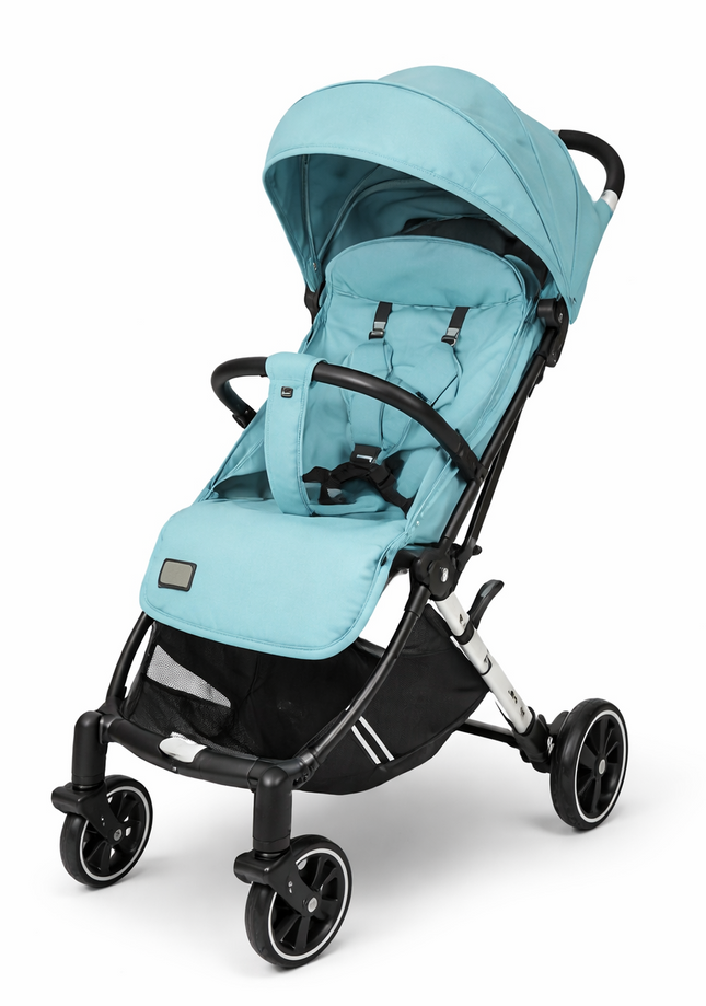 Kidilo k868 - Premium All-Terrain Baby Stroller with Adjustable Canopy & Leatherette Handle