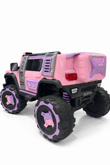 KEM N-6189 Kids Electric Ride-On Jeep – 12V Luxury Pink Off-Road SUV with LED Lights