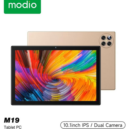 Modio Tablet PC M19 – 5G Android Tablet 8GB+512GB | 13MP Camera | 8000mAh Battery | Free Gifts