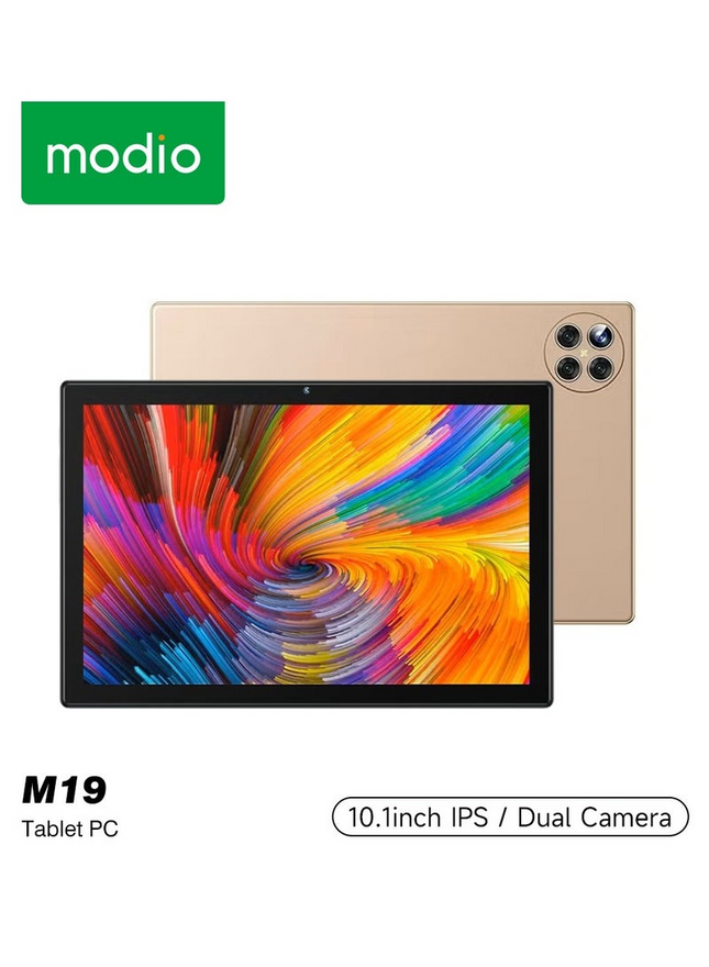 Modio Tablet PC M19 – 5G Android Tablet 8GB+512GB | 13MP Camera | 8000mAh Battery | Free Gifts