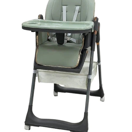 Kidilo Baby High Chair Seat Adjustable & Foldable