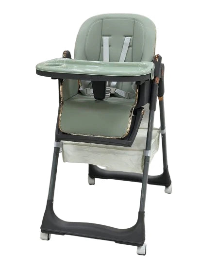 Kidilo Baby High Chair Seat Adjustable & Foldable