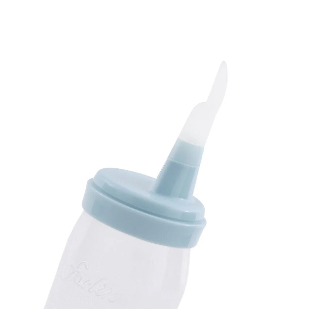 SQUEEZABLE EASY SPOON FEEDER 180ML - BLUE