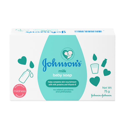 Johnson's Milk Baby Soap 75g
