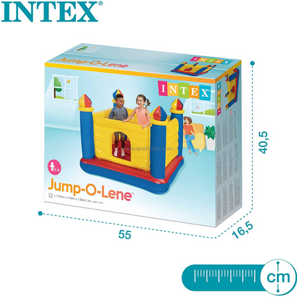 INTEX Jump-O-Lene ™ Castle Bouncer ( 69" X 69" X 53" )