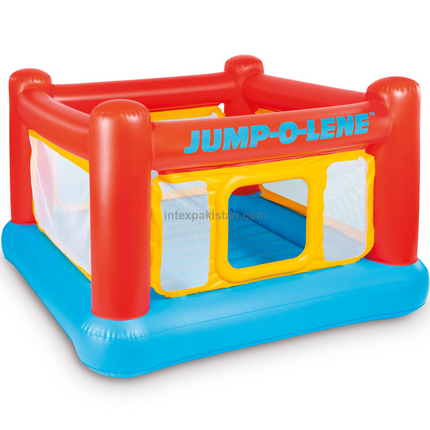 INTEX Jump-O-Lene ™ Trampolin Playhouse ( 68" X 68" X 44" ) With Free Balls 25pcs