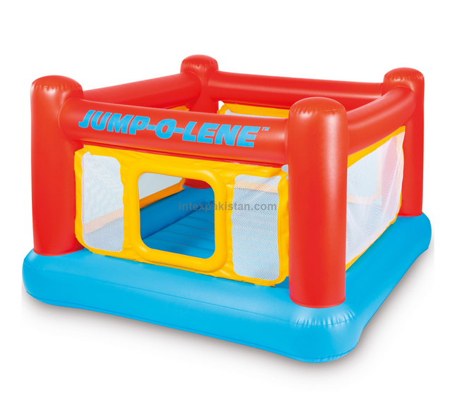 INTEX Jump-O-Lene ™ Trampolin Playhouse ( 68" X 68" X 44" ) With Free Balls 25pcs