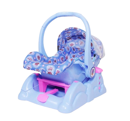 Mama Love 3-in-1 Carry Cot – Rocker & Feeding Chair for Newborns Blue