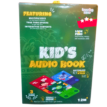 Interactive Kid’s Zoo Learning Audio Book – Touch & Sound Educational Toy for Toddlers (12M+)