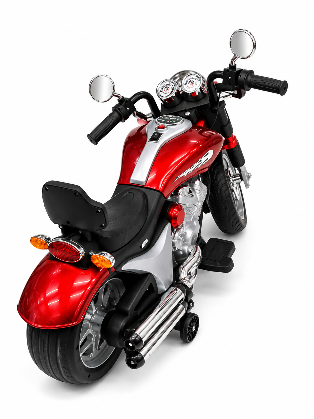 Kids Electric Ride-On Motorcycle – Battery Powered Toy Bike with Training Wheels - gb 916