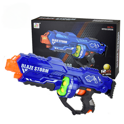 Blaze Storm Battery Operated Soft Ball Gun – 12 Balls | Kids Shooting Toy Gun
