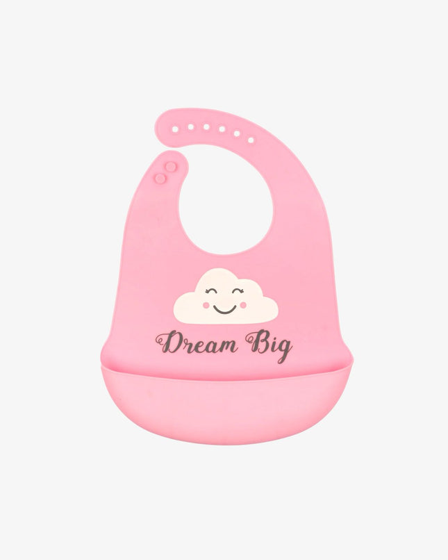 Alfeier Silicone Baby Bib(Pink)