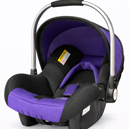 Baby CarryCot / Baby Carrier with Canopy – Purple & Black (New-born to Infant)