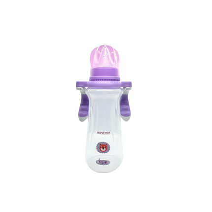 Minitree PP Regular Neck feeding plastic bottle with handle 9oz/270ml