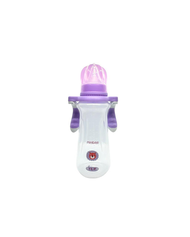 Minitree PP Regular Neck feeding plastic bottle with handle 9oz/270ml