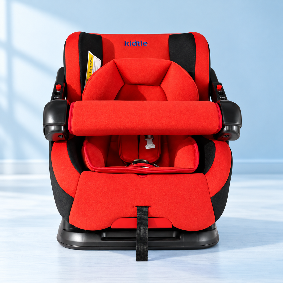 Kiddle Multi-Stage Convertible Baby Car Seat - Red & Black Edition