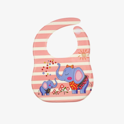 Baby Bib With Elephant Design
