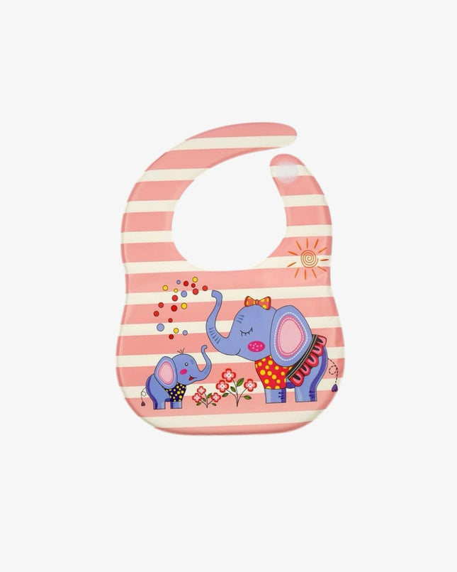 Baby Bib With Elephant Design