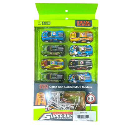 Racing Cars 8 Pcs