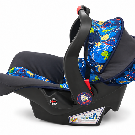 Jumbo Baby Carry Cot & Infant Car Seat with Canopy
