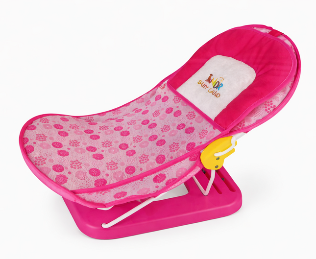 Junior Baby Bather Bath Seat with 3 Reclining Positions & Head Cushion