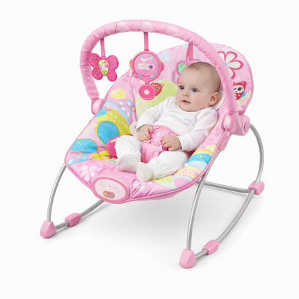 Mastela Recline Baby Bouncer with Music & Vibration (Model 6888) – Pink