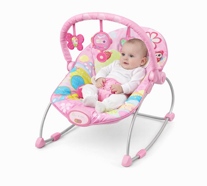 Mastela Recline Baby Bouncer with Music & Vibration (Model 6888 – Pink)