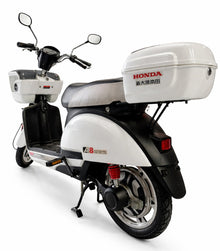 A8 Classic Electric Scooter with Rear Storage Box – Retro Style, Smooth Ride