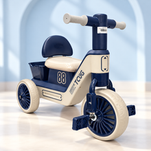 Kids Ride-On Pedal Tricycle with Storage Basket - 715 M