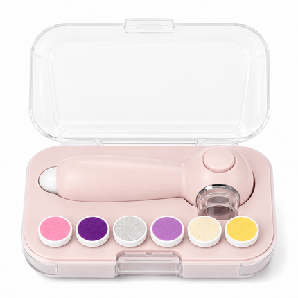 Portable Electric Baby Nail Trimmer & Nail Care Kit with 6 Grinding Heads