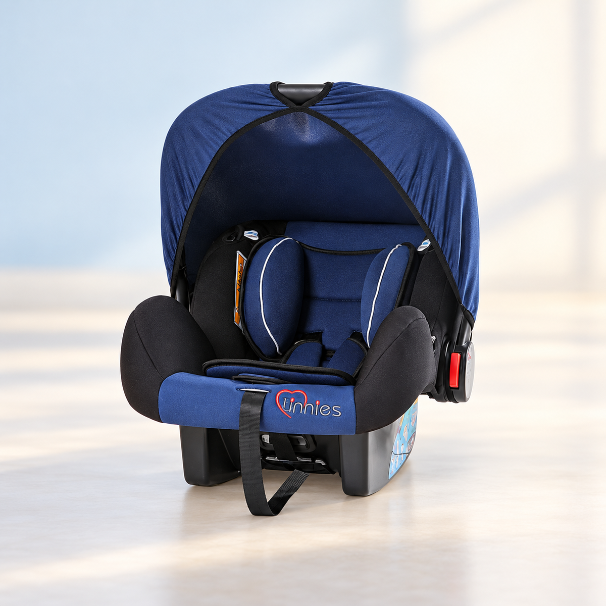 BLUE BABY CARRIER & CAR SEAT – COMFORTABLE, SAFE & CUSHIONED