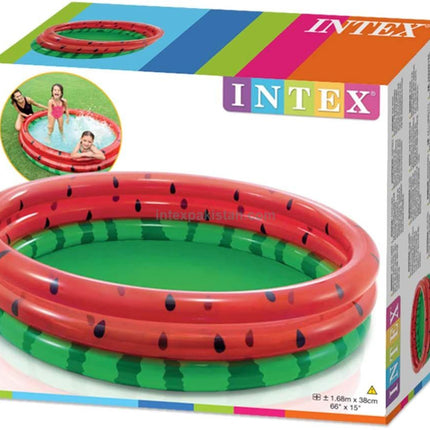 INTEX 66" x 15" Watermelon Pool Round for Ages 2 and Up