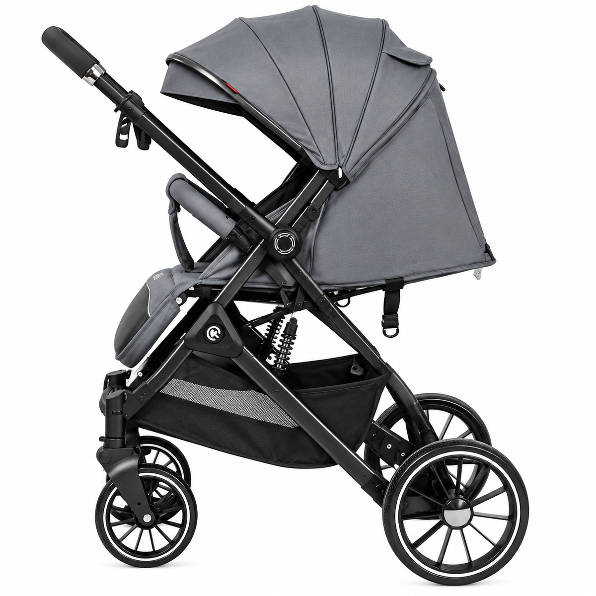 Kidlo k535 - double face handle stroller - Grey