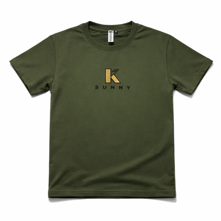 Boys “K SUNNY” Printed T-Shirt – Soft Round Neck Casual Tee