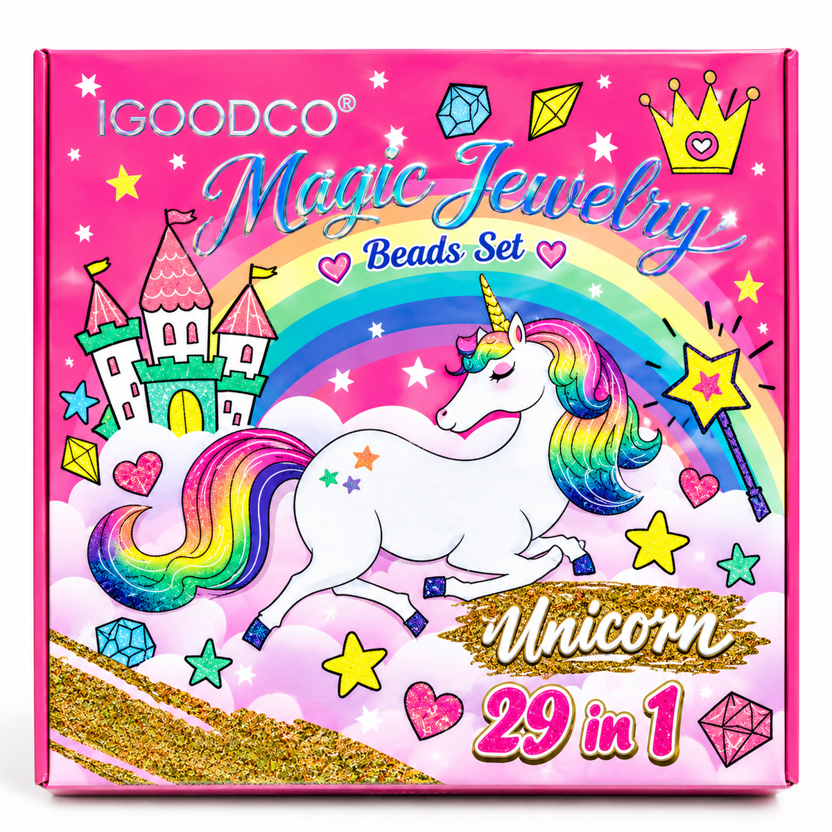 Goodco 29-in-1 Unicorn Kids Makeup Set