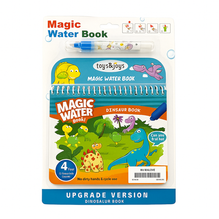 Magic Water Coloring Book – Dinosaur Theme 🦕✨