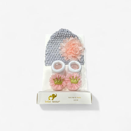 Baby Cap And Booties Set
