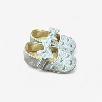 Kids Silver Booties