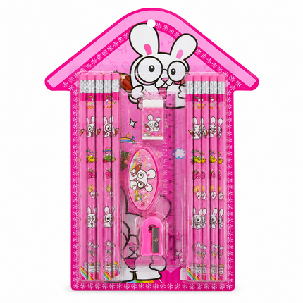 Rabbit Cartoon Stationery Set for Kids