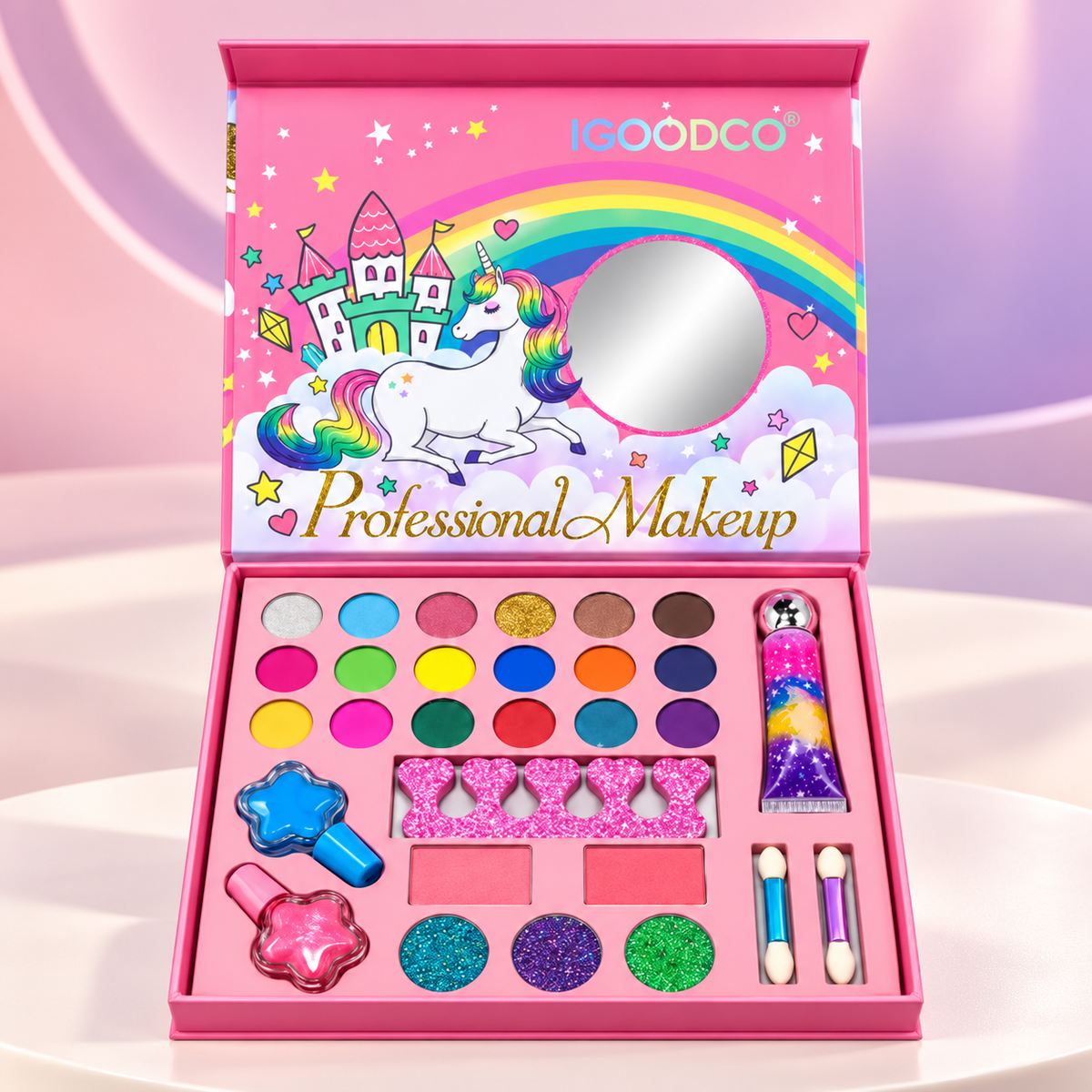 Goodco 29-in-1 Unicorn Kids Makeup Set