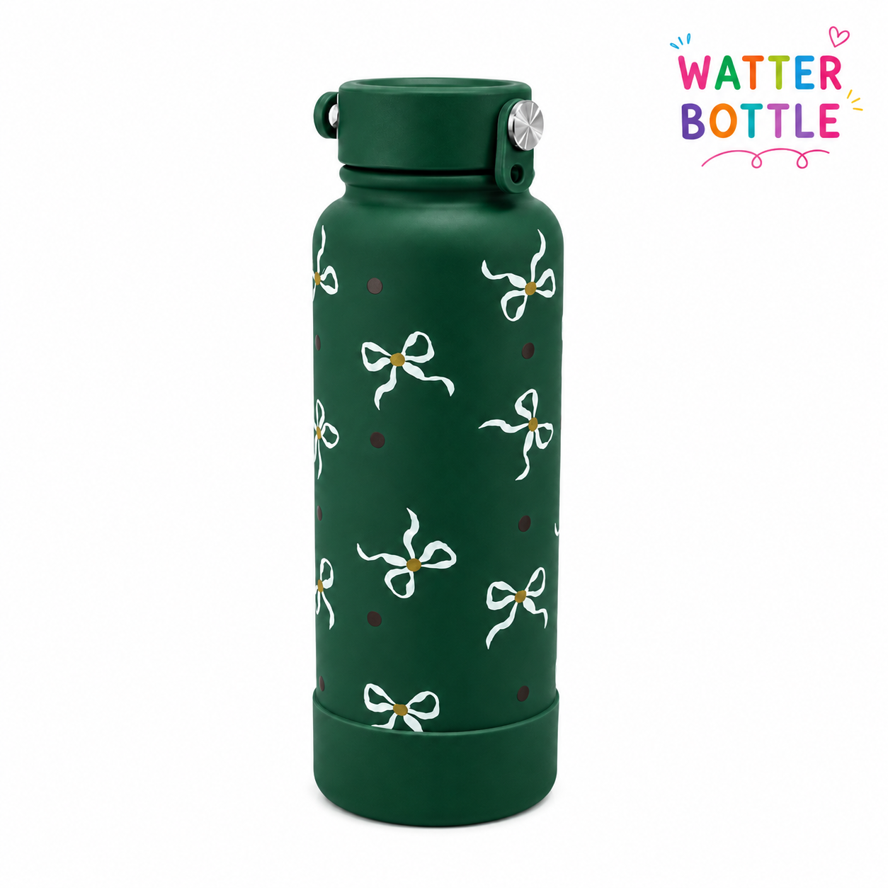 Floral Sports Water Bottle