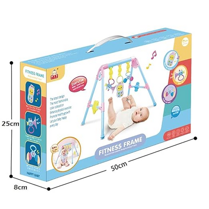 Baby Fitness Frame Play Gym | Multifunctional Activity Toy for Infants | Colorful Hanging Toys for Early Development