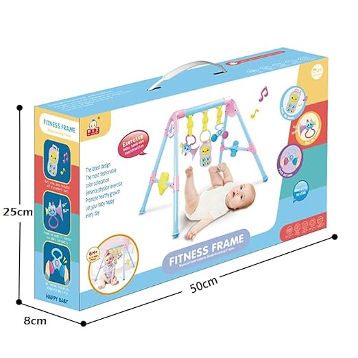 Baby Fitness Frame Play Gym | Multifunctional Activity Toy for Infants | Colorful Hanging Toys for Early Development